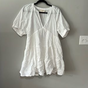 Target white tiered dress